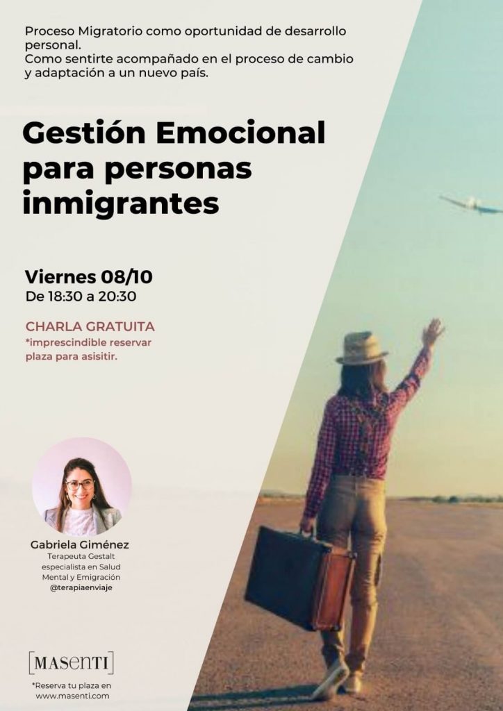 Taller de gestión emocional para personas inmigrantes